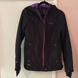 Black and Purple Mountain Hardwear Jacket